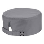 Thumbnail image #1 for Chef Works DFCV-GRY-LXL Chef Beanie, Mesh Top, Adjustable Closure, Poly/Cotton, L/XL, Gray