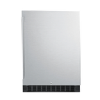 Thumbnail image #1 for Summit Commercial FF64BSS 1-Section Reach-In Refrigerator, 4.6 cu. ft., Solid Reversible Stainless Steel Door, Bottom-Mounted, Frost-Free