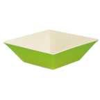 Thumbnail image #1 for G.E.T. Keywest ML-249-KL Square Melamine Bowl, 12.8 qt, 16" x 5"H, Key Lime Case of 3