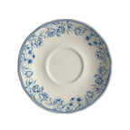 Thumbnail image #1 for Steelite International HL Ivory HL58063874 Round China Saucer, 5.625", Scalloped Edge, Hannah Blue Case of 3 Dozen
