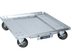 Thumbnail image #4 for Cres Cor Aluminum Dish and Glass Rack Transport Dolly, 27 x 26-1/2 x 7-3/8 Inches, 5-Inch Swivel Casters