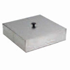 Thumbnail image #1 for Lakeside Manufacturing 09342 Stainless Steel Dish Dispenser Tube Cover, 15" x 15" x 3-3/4"H