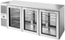 Thumbnail image #5 for True Premier Bar 84-Inch Three-Section Pass-Thru Refrigerated Back Bar Cooler with 6 Glass Doors
