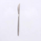 Thumbnail image #1 for Kadra Kitchenware Vikko Dine VF-KN10-VS Steak Knife, Brushed Silver, 18/10 Stainless Steel Case of 12
