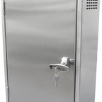 Thumbnail image #1 for IMC/Teddy KNC Knife Cabinet with 6-Knife Holder and Locking T-Handle, 6"W x 15 1/2"L x 26"H