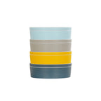 Thumbnail image #2 for Cal-Mil 24126-9-127 Round Melamine Bento Box, 9" Diameter x 3"H, Ocean Blue, Dishwasher Safe Case of 3