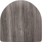 Thumbnail image #1 for Oak Street SLSEATWOODIMP-BW Replacement Wood Bar Stool Seat, Barnwood Wrap, 16.625" D x 17.25" W x 0.6875" Thick
