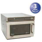Thumbnail image #1 for AllPoints Foodservice Parts & Supplies 2491020 Commercial Microwave Oven, 0.6 cu. ft., Heavy-Duty, Touch Controls, 2100/3200 W
