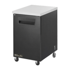 Thumbnail image #1 for Blue Air FSE LLC BBB23-1S-HC One-Section Back Bar Cooler, 23-3/8"W, Stainless Steel, 1 Solid Door, Rear-Mounted Refrigeration