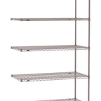 Thumbnail image #1 for Metro Super Erecta SE-2442K4-86-A5 Add-On Wire Shelving Unit, 42"W x 24"D x 86"H, 800 lb. capacity per shelf, 2000 lb. capacity per unit, 1" shelf