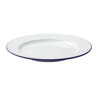 Thumbnail image #1 for Tramontina USA, Inc. 80401-071 12-Inch Round Blue Porcelain Dinner Plate with Embossed Wide Rim Case of 12