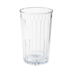 Thumbnail image #1 for G.E.T. Spektrum 8816-1-CL 16 oz Clear Textured SAN Plastic Tumbler, 3-3/8" Dia. x 5"H Dozen Case of 6 Dozen