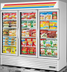 Thumbnail image #5 for True GDM-72F-HC~TSL01 3-Section Glass Door Freezer Merchandiser, Self-Contained Bottom-Mount, White