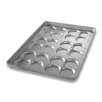 Thumbnail image #1 for Chicago Metallic Bakeware ePAN® 42445 24-Compartment Coated Aluminized Steel Hamburger Bun Pan, 3-7/8" Round Case of 6