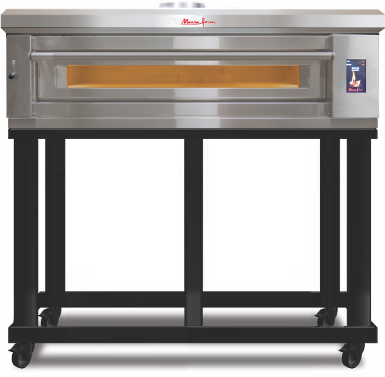 Product image #6 for Marra Forni ELST55-36/1 Single Deck Stackable Electric Deck Oven with 55" x 36" MarraStone Hearth