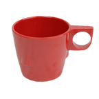 Thumbnail image #1 for Thunder Group ML9011PR 7 oz Red Melamine Cup Case of 5 Dozen