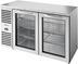 Thumbnail image #5 for 60-Inch Two-Section Refrigerated Back Bar Cooler with Glass Doors and Side-Mounted Self-Contained Refrigeration