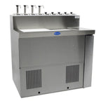 Thumbnail image #1 for Randell DCST-54-SR11 Ice Cream Dipping Cabinet, 54" W, 24-Gallon Tub Storage, 5-Pump/6-Jar Capacity, Cooled Syrup Rail, Stainless Steel