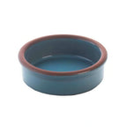 Thumbnail image #1 for G.E.T. Stone Heart by Graupera SH0108B Blue Ceramic Cazuela Casserole with Cover, 2.7 oz, 3-inch Round Case of 24