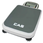 Thumbnail image #1 for Alfa International CAS APB-500 Legal-for-Trade Portable Bench Scale, 500 lb x 0.2 lb, Stainless Steel Platform, Detachable LCD Display