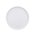 Thumbnail image #2 for Cal-Mil Hudson 22026-10-15 Round Low-Rim Melamine Plate, White, 10-1/4" Diameter x 1"H Case of 6
