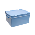 Thumbnail image #1 for Korin Inc TK-102-26 Rice Container, 3 gal, Insulated Plastic, Blue, 19-1/4"L x 15"W x 10-1/4"H
