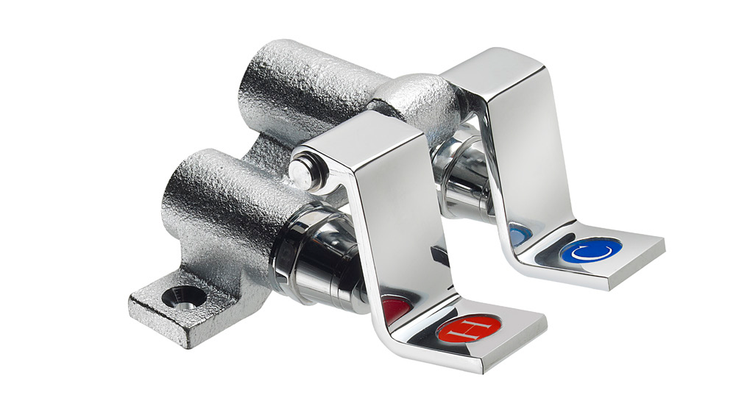 Product image #3 for Krowne Royal Series Double Pedal Self-Closing Foot Valve