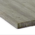 Thumbnail image #1 for JustChair Manufacturing Werzalit TTWRZ-3248-PONDGREY Composite Outdoor Table Top, Rectangular, 32 x 48, Drop Edge, Ponderosa Grey