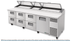 Thumbnail image #9 for True 119-1/4-Inch 4-Section Pizza Prep Table with 1 Door, 6 Drawers, and Self-Contained Side-Mounted Refrigeration