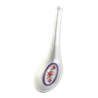 Thumbnail image #1 for Thunder Group Rose 7003AR Melamine Won Ton Soup Spoon, 3/4 oz., 5-5/8" x 1-5/8" Case of 100 Dozen