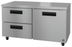 Thumbnail image #5 for Hoshizaki Steelheart 60-Inch 2-Section Undercounter Refrigerator with 1 Solid Door and 2 Drawers
