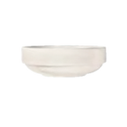 Thumbnail image #1 for Libbey Porcelana 840-330-003 Round Porcelain Nesting Bowl, 34 oz., 7" Diameter x 2-3/8"H, Bright White