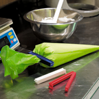 Thumbnail image #1 for Matfer Bourgeat 169003 Pastry Bag Clips, 5-1/2" Length, Assorted Colors, Polypropylene