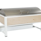 Thumbnail image #1 for Cal-Mil Blonde 22113-71 Soup Chafer, 14-1/4" x 22-1/4" x 12-1/2"H, Holds Up to 5 Fuel Cans, Lift-Off Cover