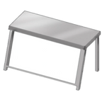 Thumbnail image #1 for Duke Manufacturing TS-454-74 Single-Sided Full-Service Food Shield, 73"W, Stainless Steel Frame, Glass Guard