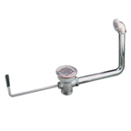 Thumbnail image #1 for Component Hardware Encore D50-7115 Twist Handle Sink Waste Outlet, 1-1/2 in Drain, 3-1/2 in Opening, 1-1/4 in Overflow