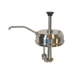 Thumbnail image #1 for Server Products 81320 Replacement Hot Topping Dispenser Pump, 1 oz Maximum Portion, Stainless Steel, with Gauging Collars