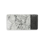Thumbnail image #1 for G.E.T. Horizon Slate - EGS M714RCSM-BH Rectangular Melamine Serving Board, Black Slate/Faux Horizon Marble, 14-1/4 x 7 x 1/2 in Case of 6