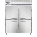 Thumbnail image #2 for Continental Refrigerator Designer Line D2RENHD Two-Section Wide Reach-In Refrigerator, 57" Wide, Solid Half-Height Hinged Doors, Self-Contained