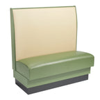 Thumbnail image #1 for G & A Commercial Seating Classic CLASSIC-S-42 Single Restaurant Booth, Up to 42"H, Upholstered Back and Removable Upholstered Seat