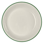 Thumbnail image #1 for Steelite International HL Ivory HL30763930 9-Inch Round China Coupe Plate, Empire Green Line Case of 2 Dozen