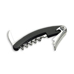 Thumbnail image #1 for TableCraft Products Cash & Carry H1230C Stainless Steel Waiter's Corkscrew with Black Handle and Foil Cutter Case of 6