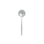 Thumbnail image #1 for 1880 Hospitality T016SBLF Round Bowl Bouillon Spoon, 6", Mirror Finish, 18/10 Stainless Steel 1 Dozen