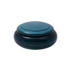 Thumbnail image #1 for Korin Inc Seiryu NR-114A Round Plastic Chirashi Box with Lid, Light Blue, 7-3/4" Diameter x 2-3/4"H