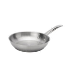 Thumbnail image #1 for Browne USA Foodservice Elements 5734051 11-Inch Uncoated Stainless Steel Fry Pan, Riveted Cool-Touch Handle, Induction Ready