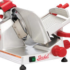 Thumbnail image #5 for Berkel B9-SLC 9-Inch Manual Angled Gravity-Feed Commercial Slicer with Built-In Sharpener, 1/4 HP, 115V