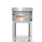 Thumbnail image #1 for Cuppone Tiziano TZ425/1M Electric Deck Pizza Oven, Single Cordierite Deck, Accommodates One 19.65" or Four 9.84" Pizzas