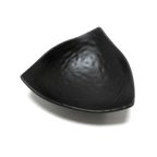 Thumbnail image #1 for G.E.T. Ore - EGS JW3008-B . . Triangular Black Melamine Bowl, 16 oz, 7" Case of 6