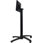 Thumbnail image #1 for Oak Street B2626F-BAR Bar-Height Folding Table Base, Aluminum, Black Finish, 26.8" x 26.8" Base Spread