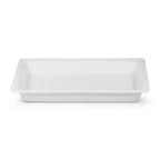 Thumbnail image #1 for Eastern Tabletop PFP115 Chafing Dish Food Pan, 8 qt., Full Size, Rectangular, Porcelain